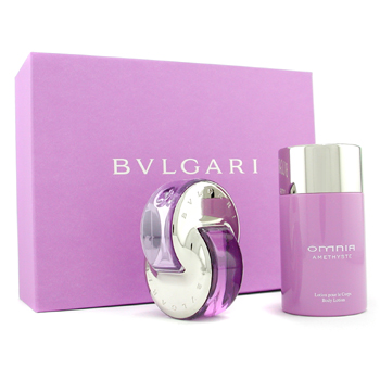  fragrances & cosmetics  - BVLGARI OMNIA AMETHYSTE COFFRET: EAU DE TOILETTE SPRAY 65ML + BODY LOTION 200ML