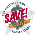 Save on delivery